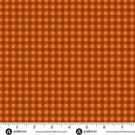 Cozy Plaid Ochre A-10118-O - Harvest Home By Amy Latta For Andover Fabrics