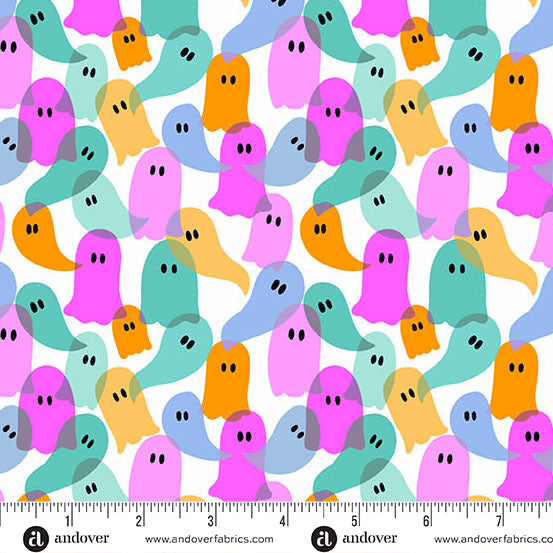 Ghostly Garden 5 Inch Charm Pack By KP Creates for Andover Fabrics