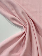 Pale Pink Viscose Linen Blend