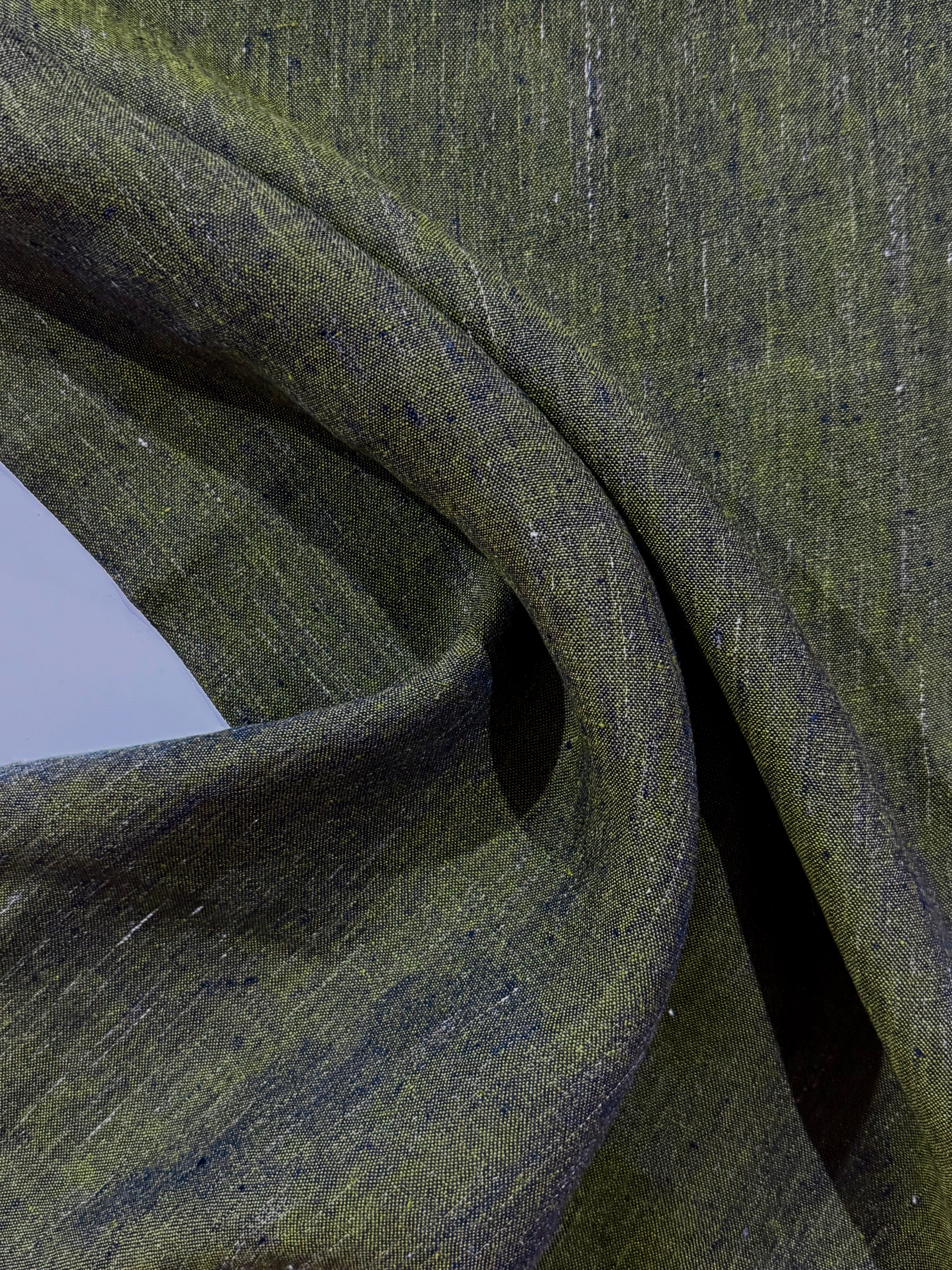 Sea-Drift Laundered Pure Linen - Mossy Forest