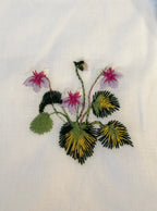 Embroidered Wildflower Cotton Voile