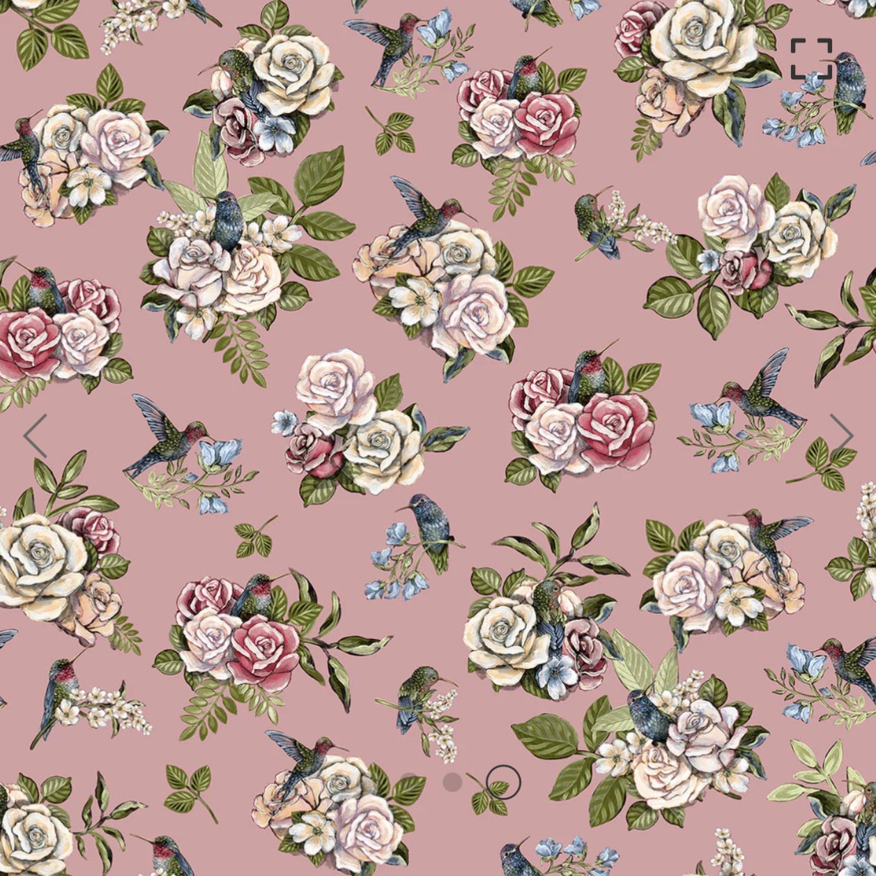 Camelot Fabrics - Tea And Poetry - Romantic Roses 49240603