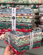 Country Christmas Fat Quarter Bundle x 19 By Makower UK
