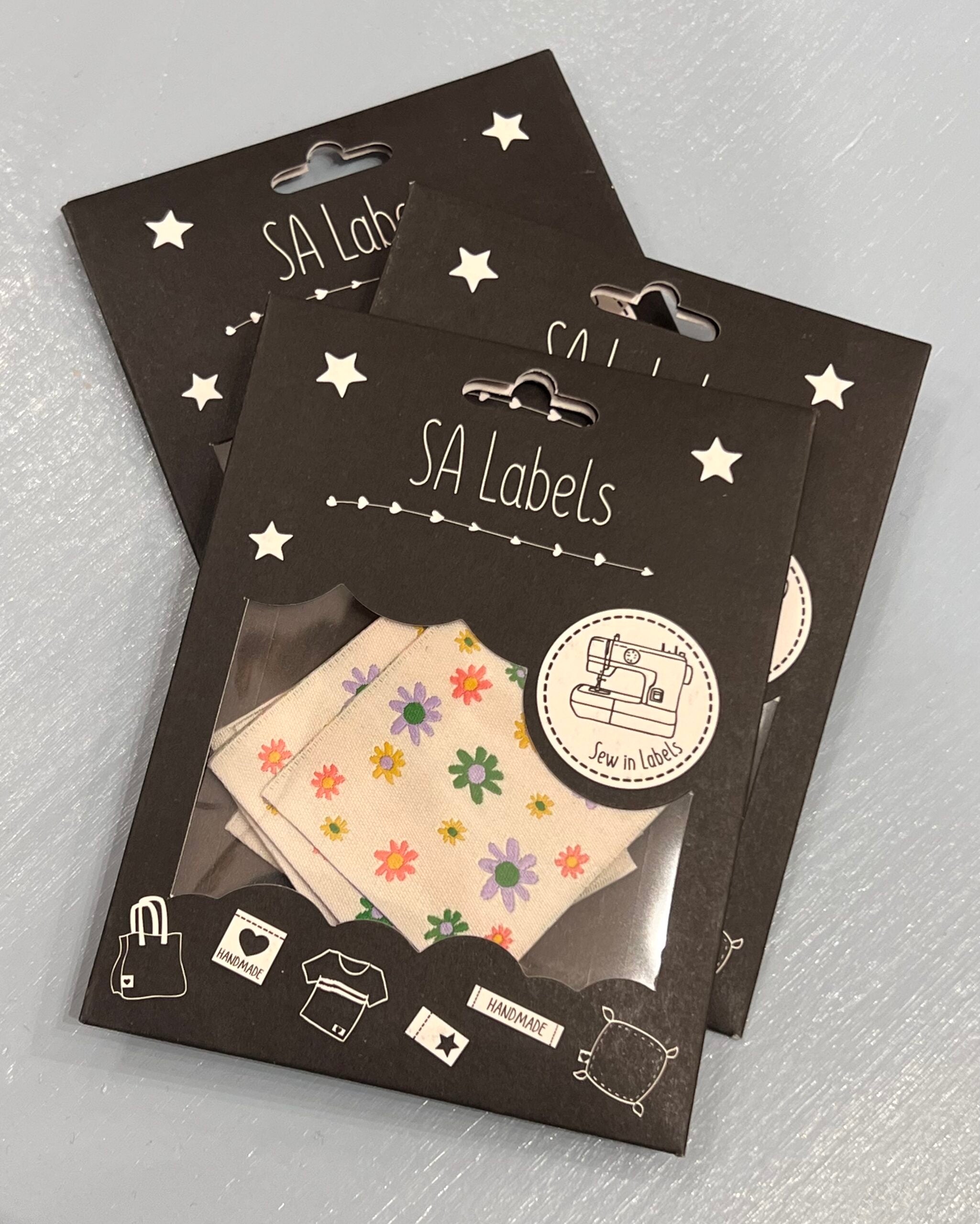 Sew Anonymous x 8 “Boho Flowers” Woven Labels