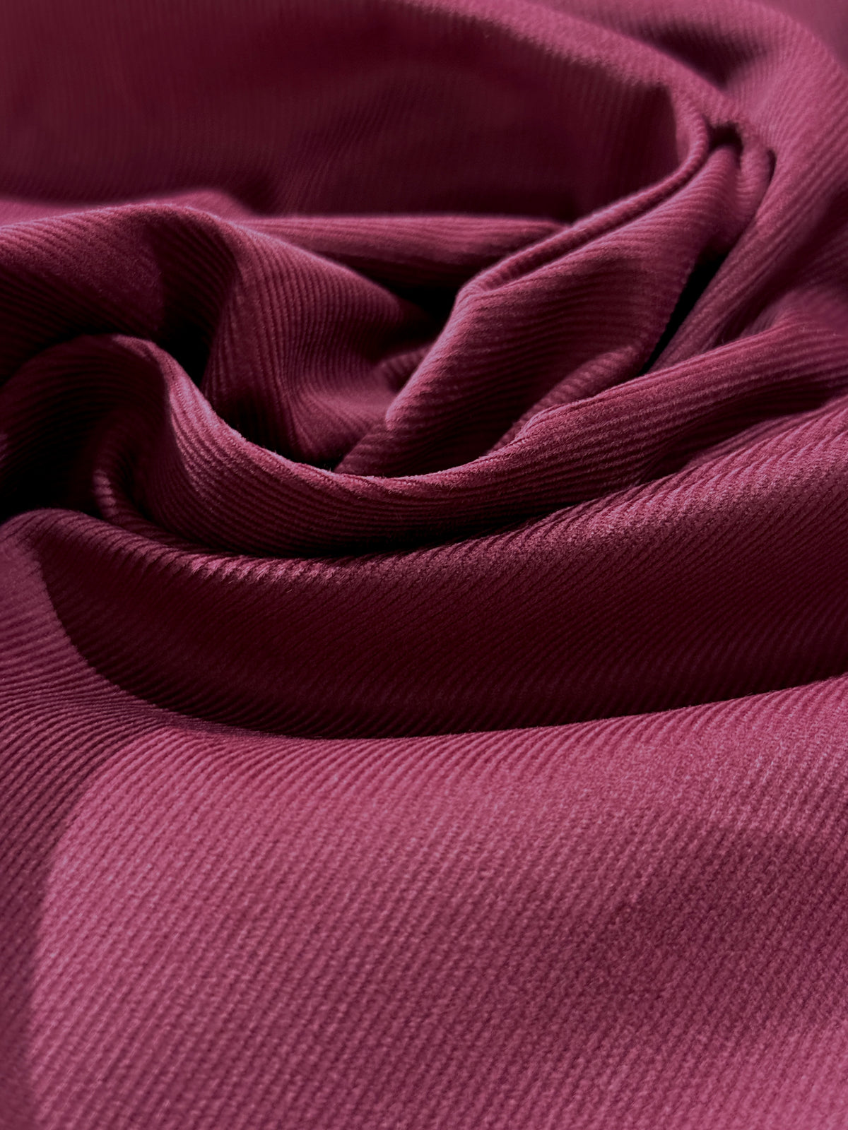 21 Wale Cotton Needlecord - Burgundy Wine