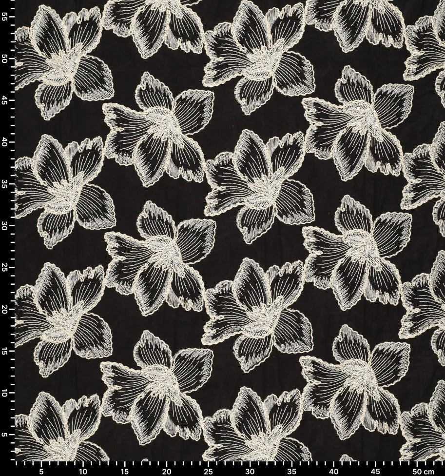Saint Paulia Cotton Embroidery