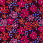 Mystic Meadow Floral Red 2/10163R by Nancy Rink for Andover Fabrics