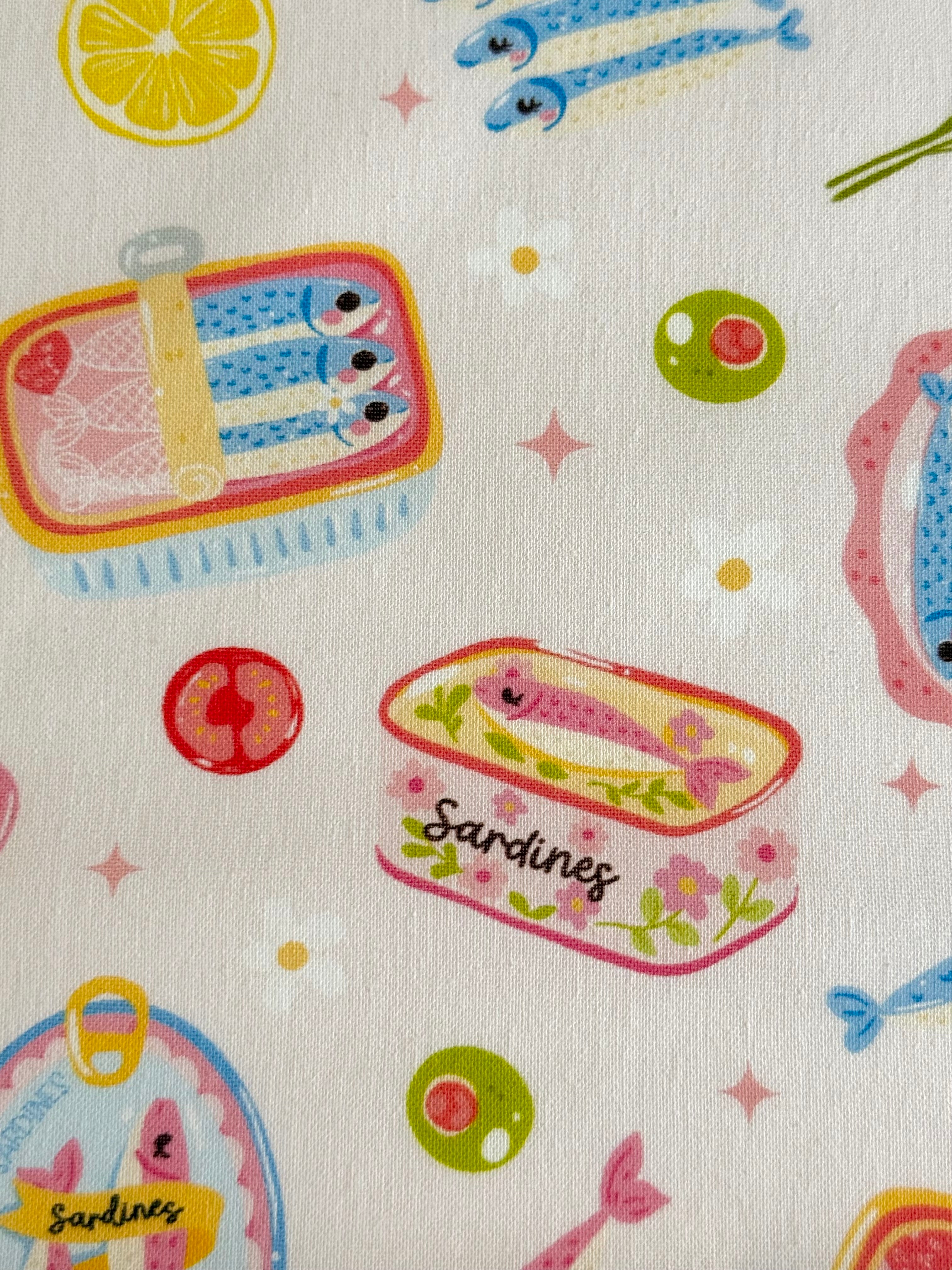 Sardine Picnic Cotton 95cm Remnant