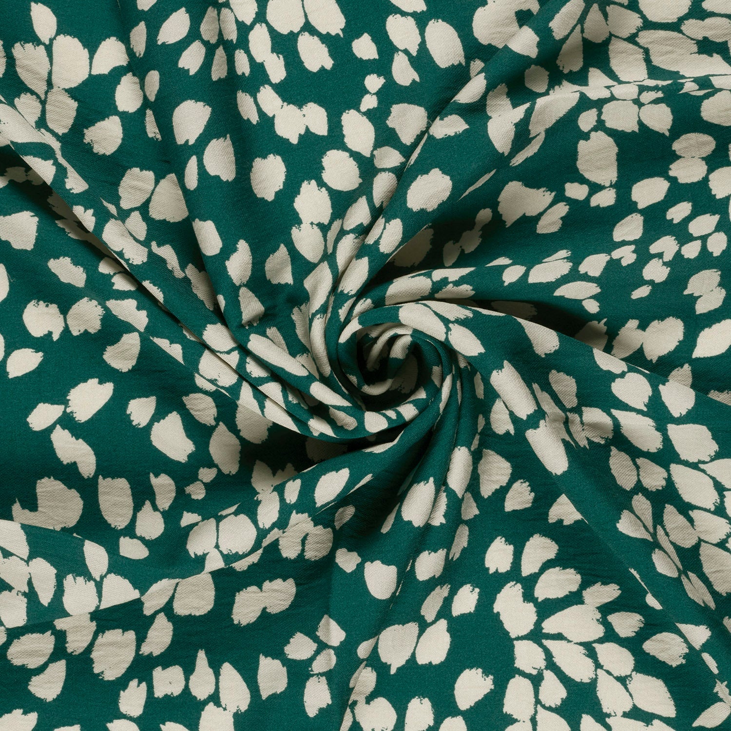 Scattered Petals Viscose Crêpe