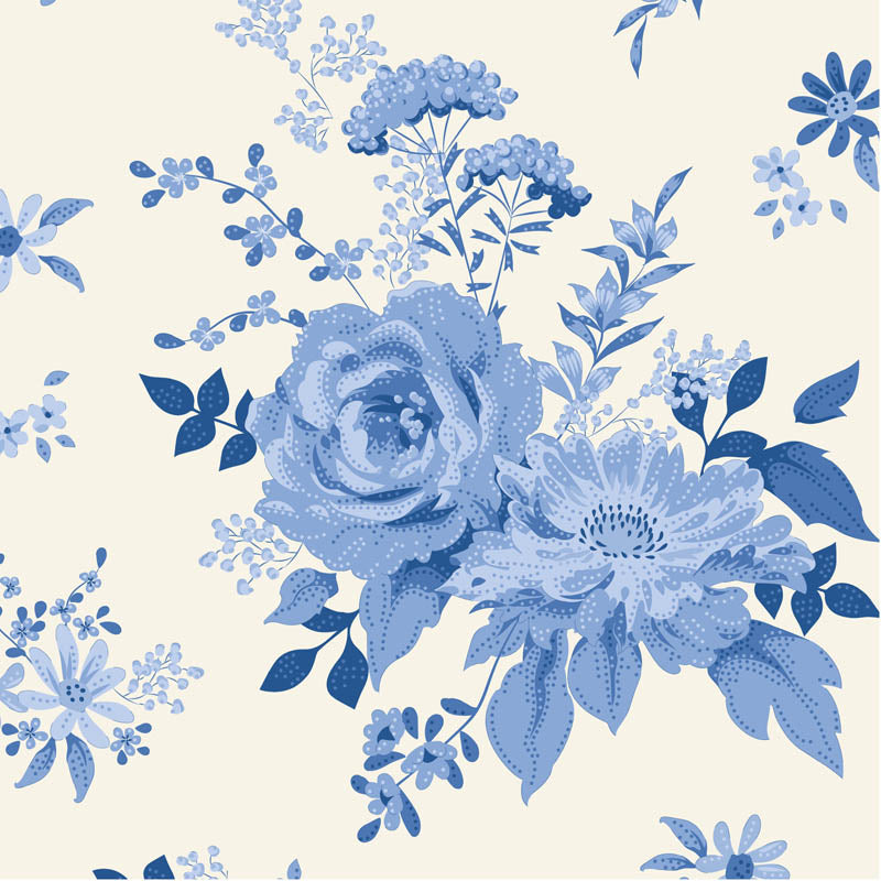 Something Blue - Wallgarden Blue TD100667 By Tilda