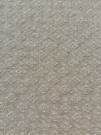 Embroidered Cutwork Viscose, Linen & Cotton Blend - Oatmeal