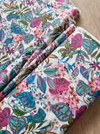 Peacock Garden Cotton Lawn