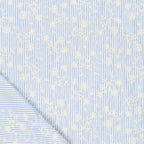 Blue And White Stripe Embroidery