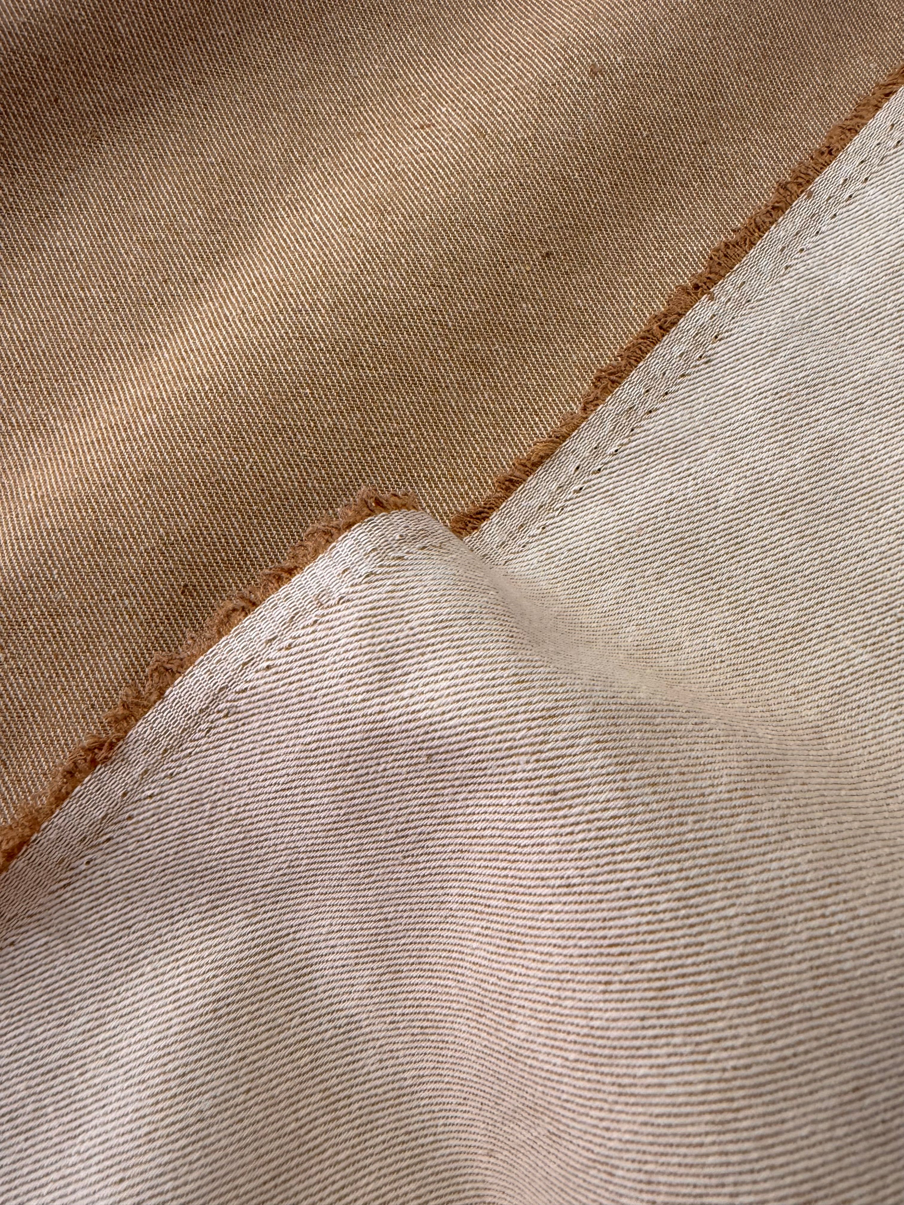 Non Stretch Pastel Denim - Sand