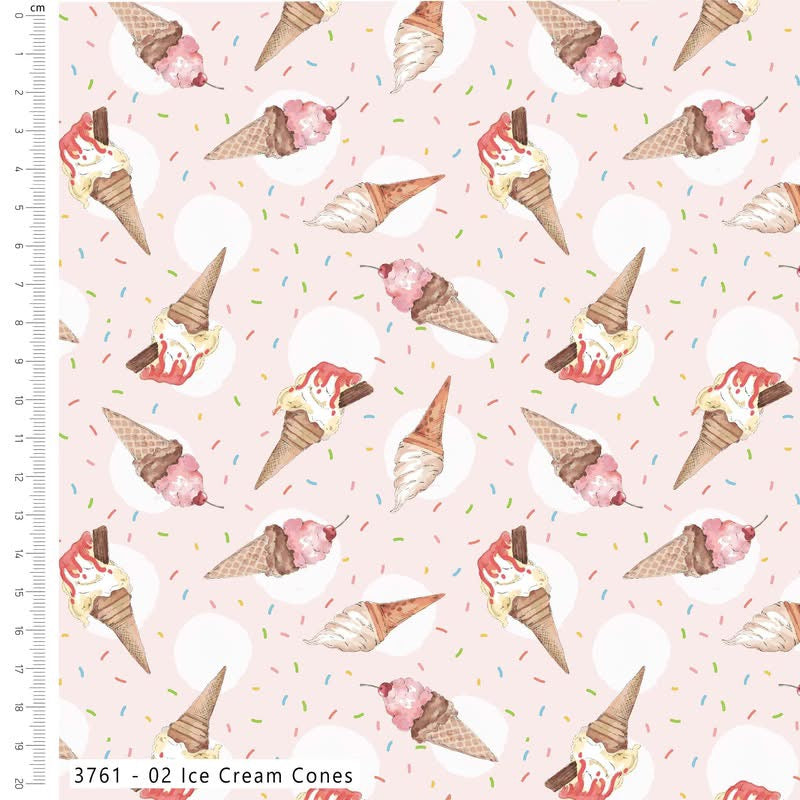 Sundaes By The Sea By Susan Wheeler - 3761-02 Ice Cream Cones