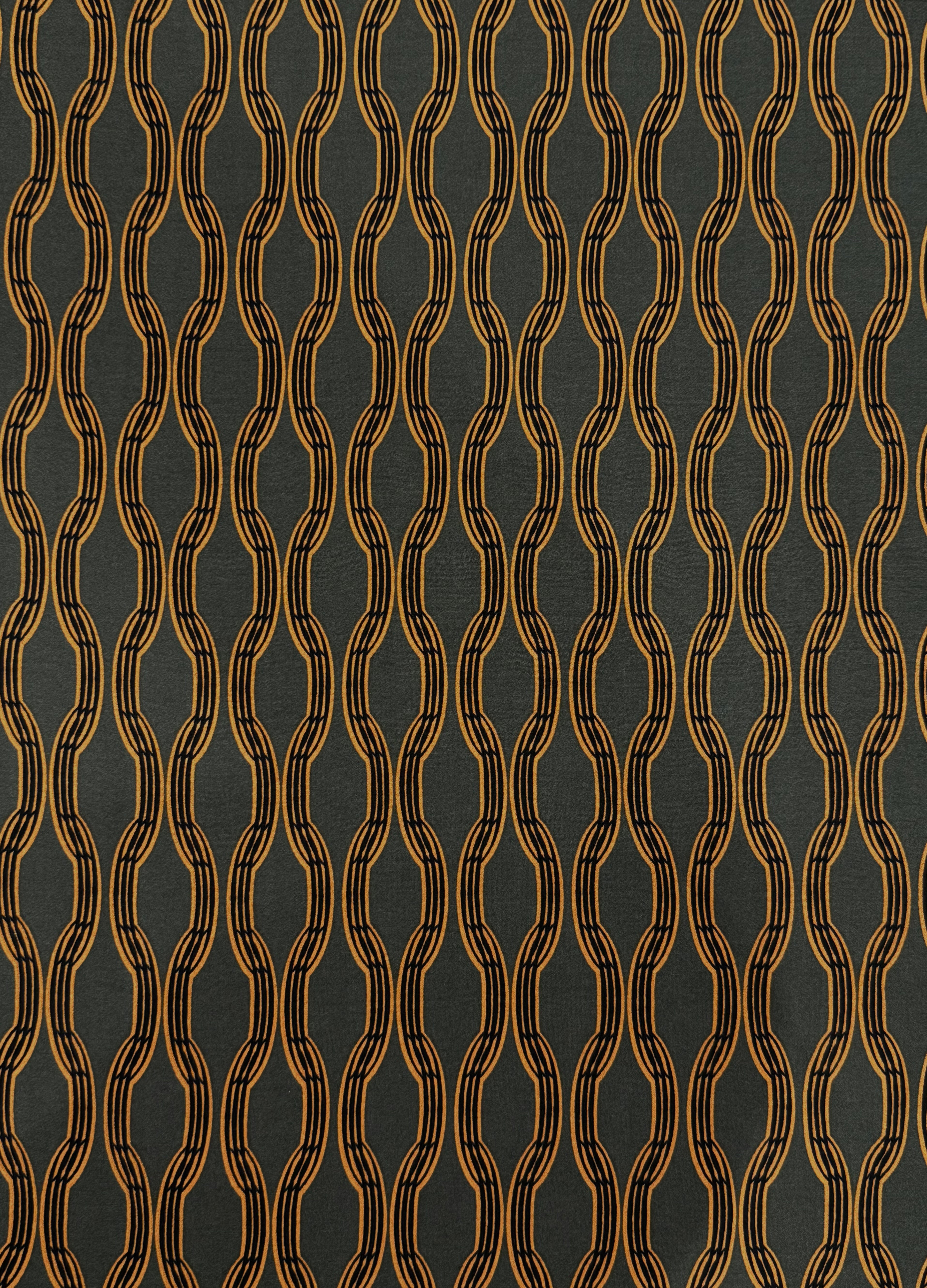 Abstract Trellis Viscose Blend - Forest Green