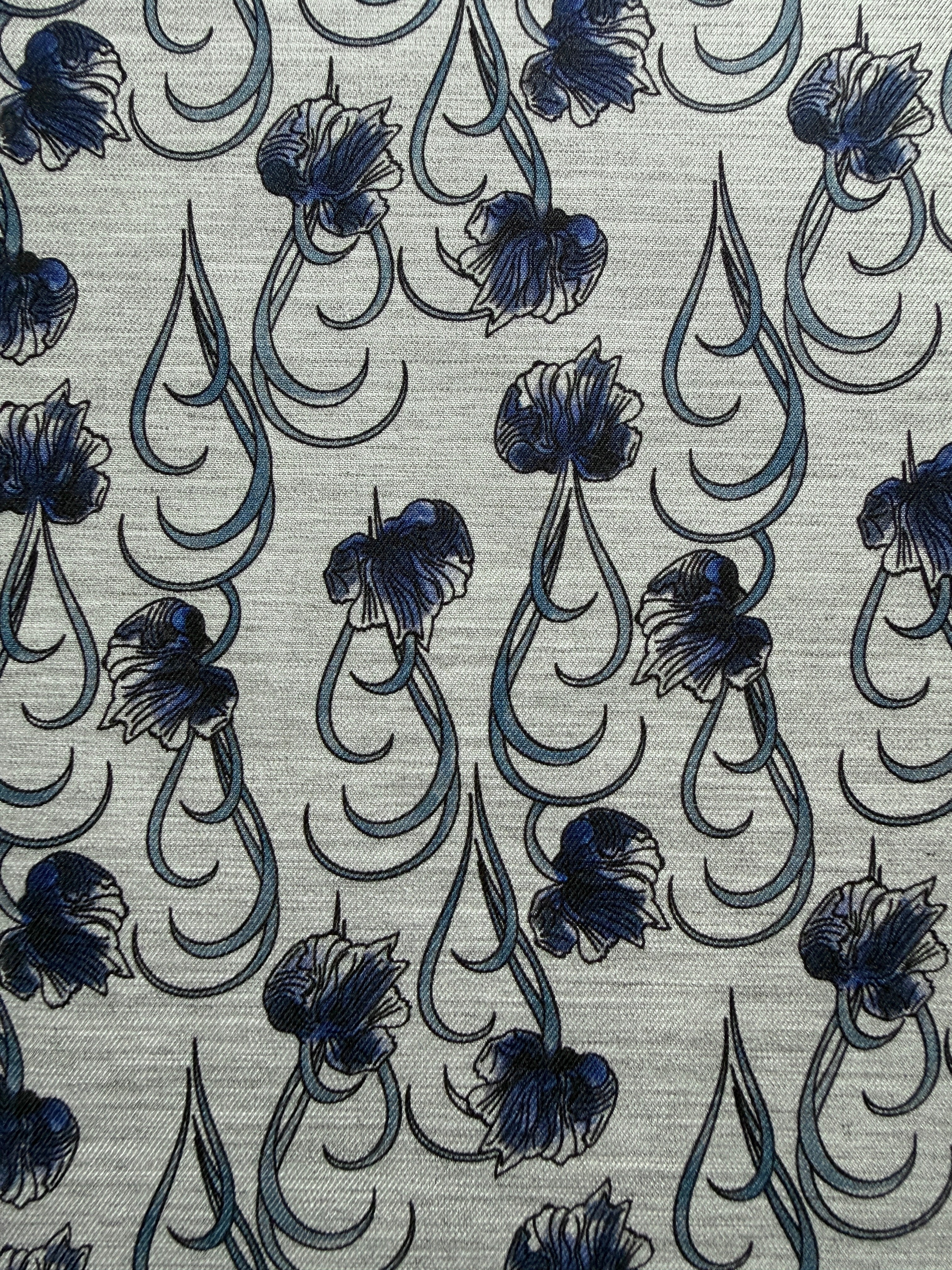 Art Nouveau Cotton Ex Designer Deadstock