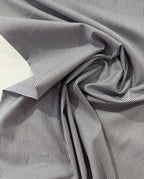 Ex Designer Deadstock Stripe Cotton - Navy
