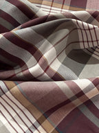 Berry Tartan Check Cotton