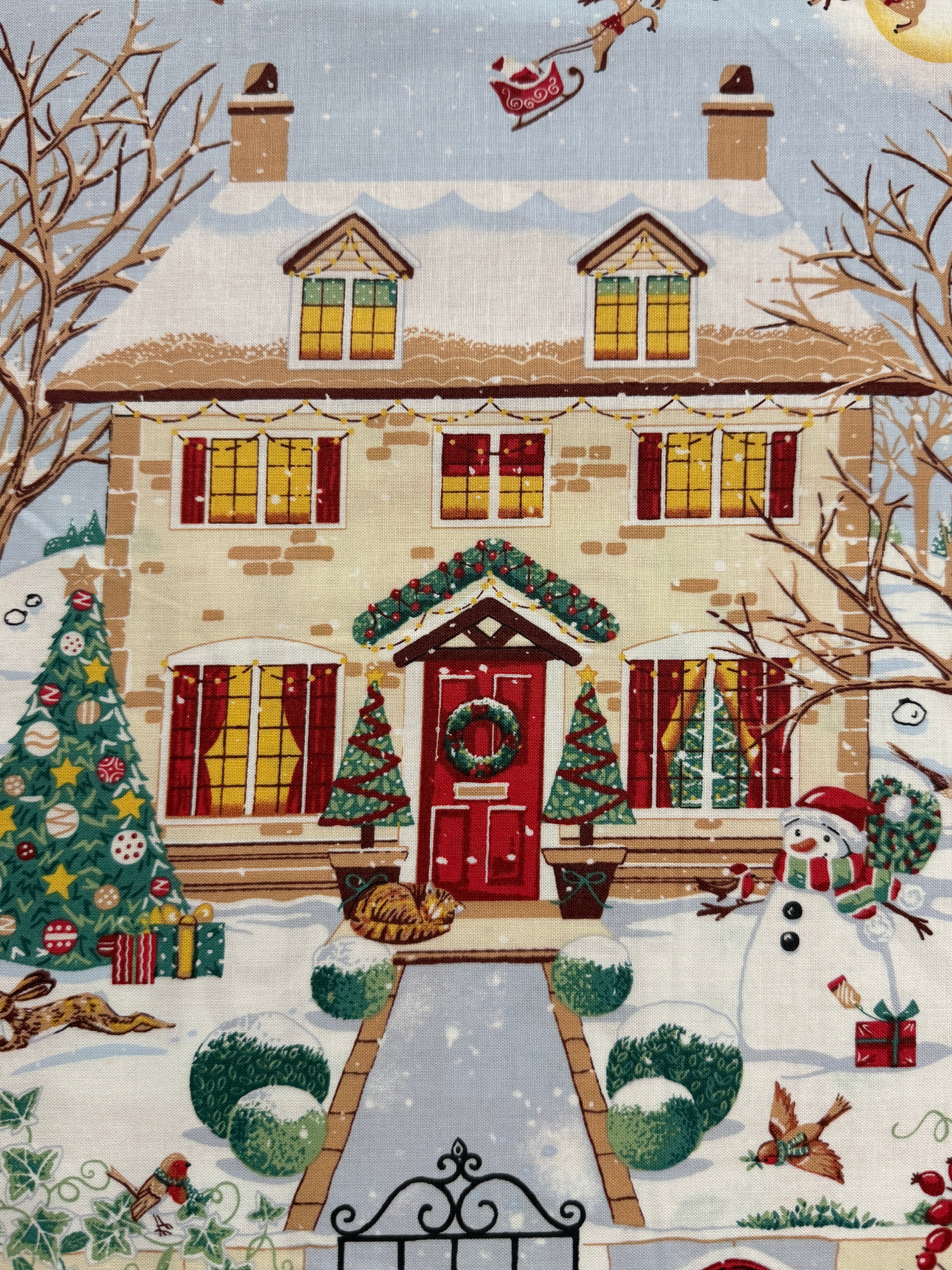 Country Christmas Advent Calendar By Makower UK