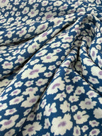 Wild Blossom Lyocell - Blue