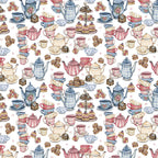 Camelot Fabrics - Tea And Poetry - Afternoon Tea 49240601