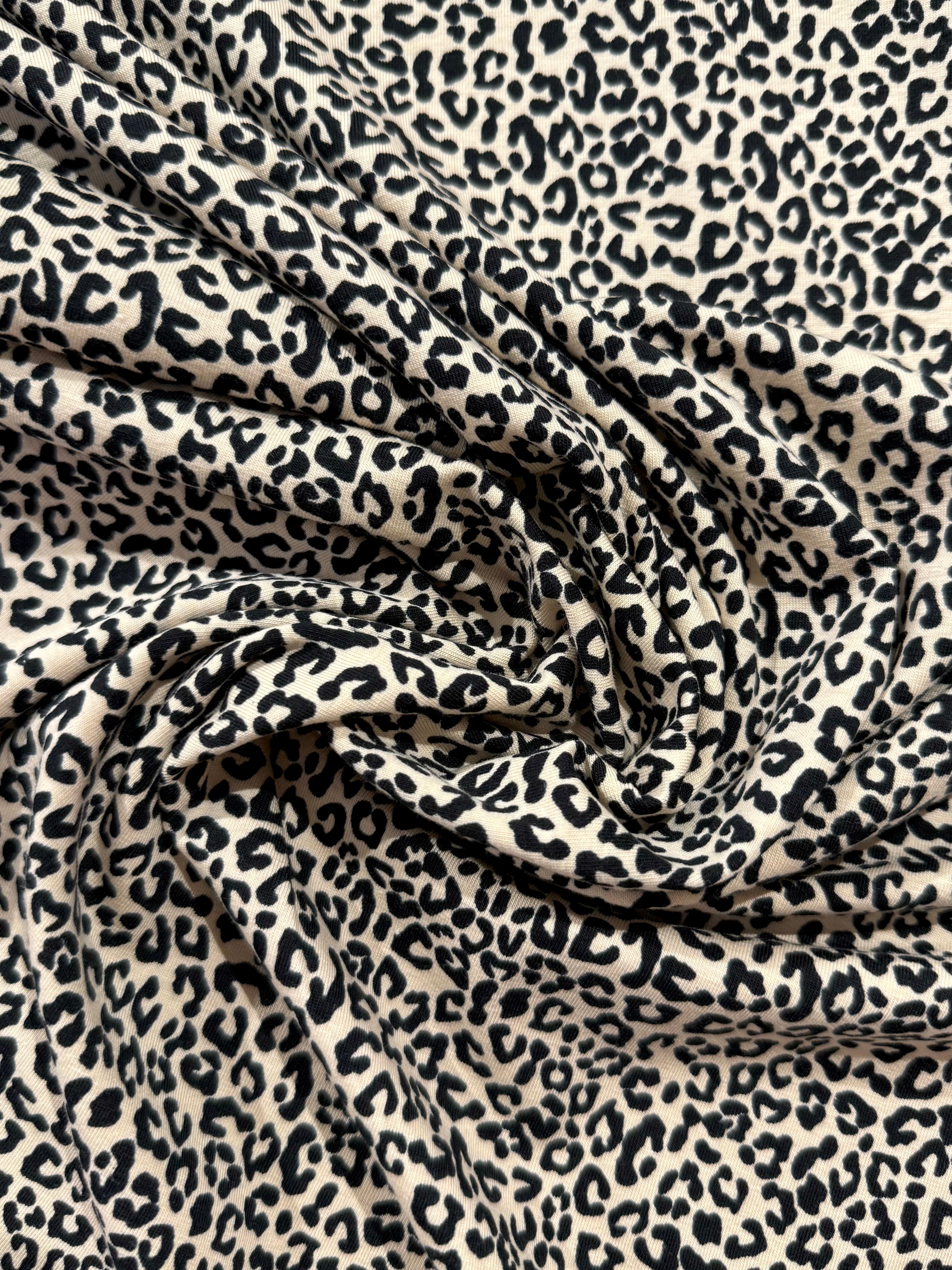 Tiny Leopard Cotton Jersey