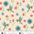 Sparrow Falls Sparrow Falls Ivory A-10388-L By Andover Fabrics