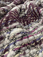 Damson Bouclé Tweed – Deadstock