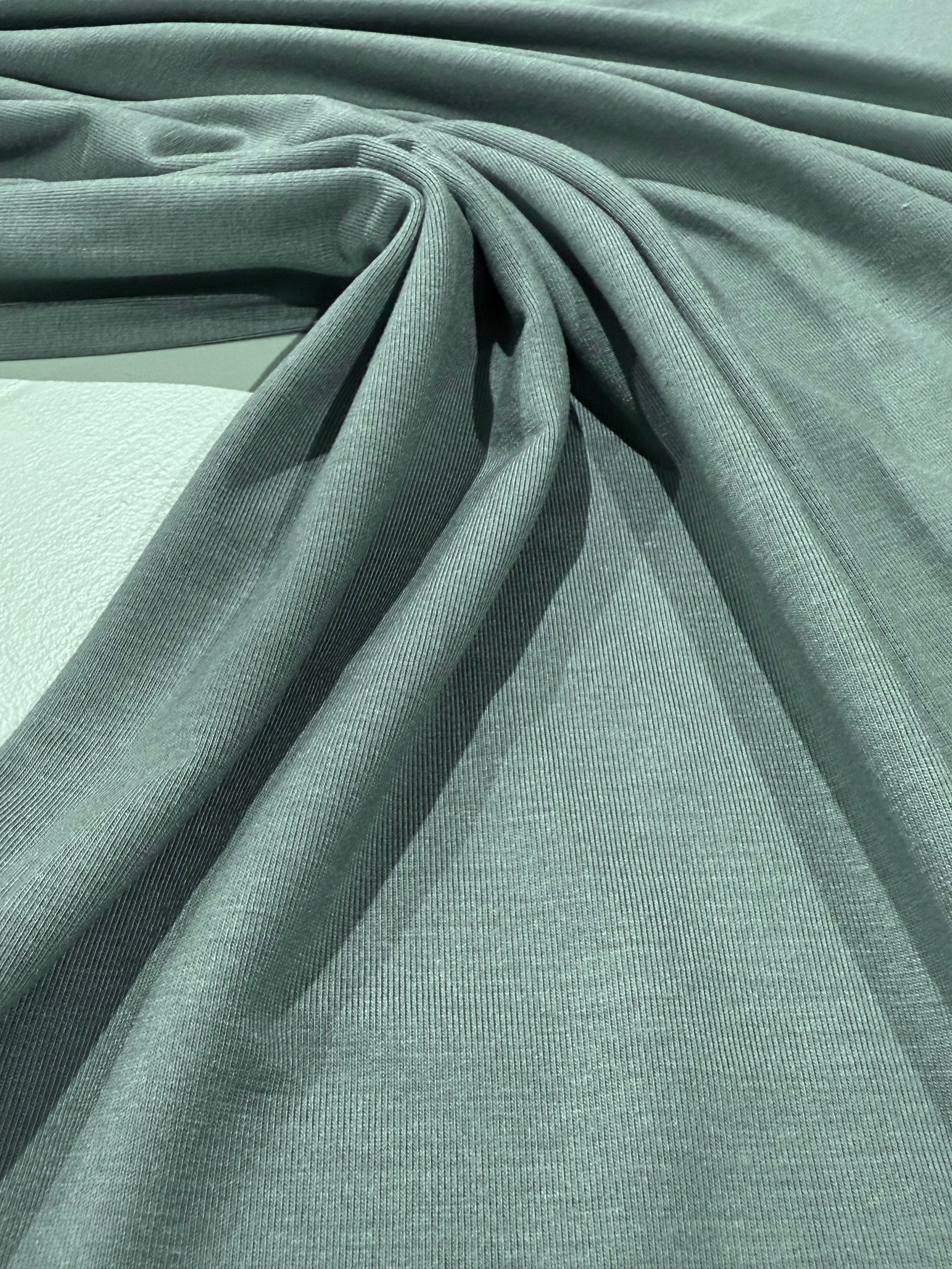 Bamboo Jersey Knit - Dark Mint