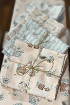 Little Ones -Fat Quarter Bundle (x5) Creams/Browns - By Makower UK