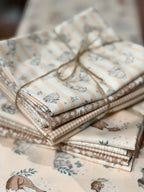 Little Ones -Fat Quarter Bundle (x5) Creams/Browns - By Makower UK