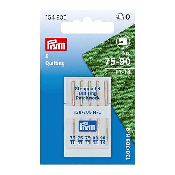 Prym 154930 Quilting Machine Needles No.75-90