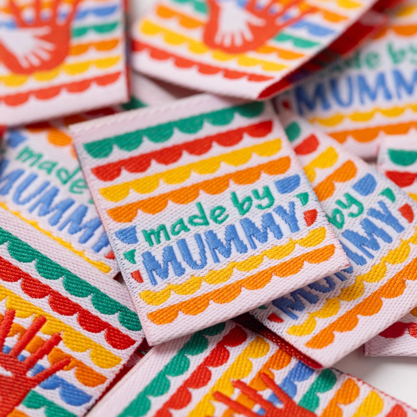 Made By Mummy Woven Labels By Little Rosy Cheeks