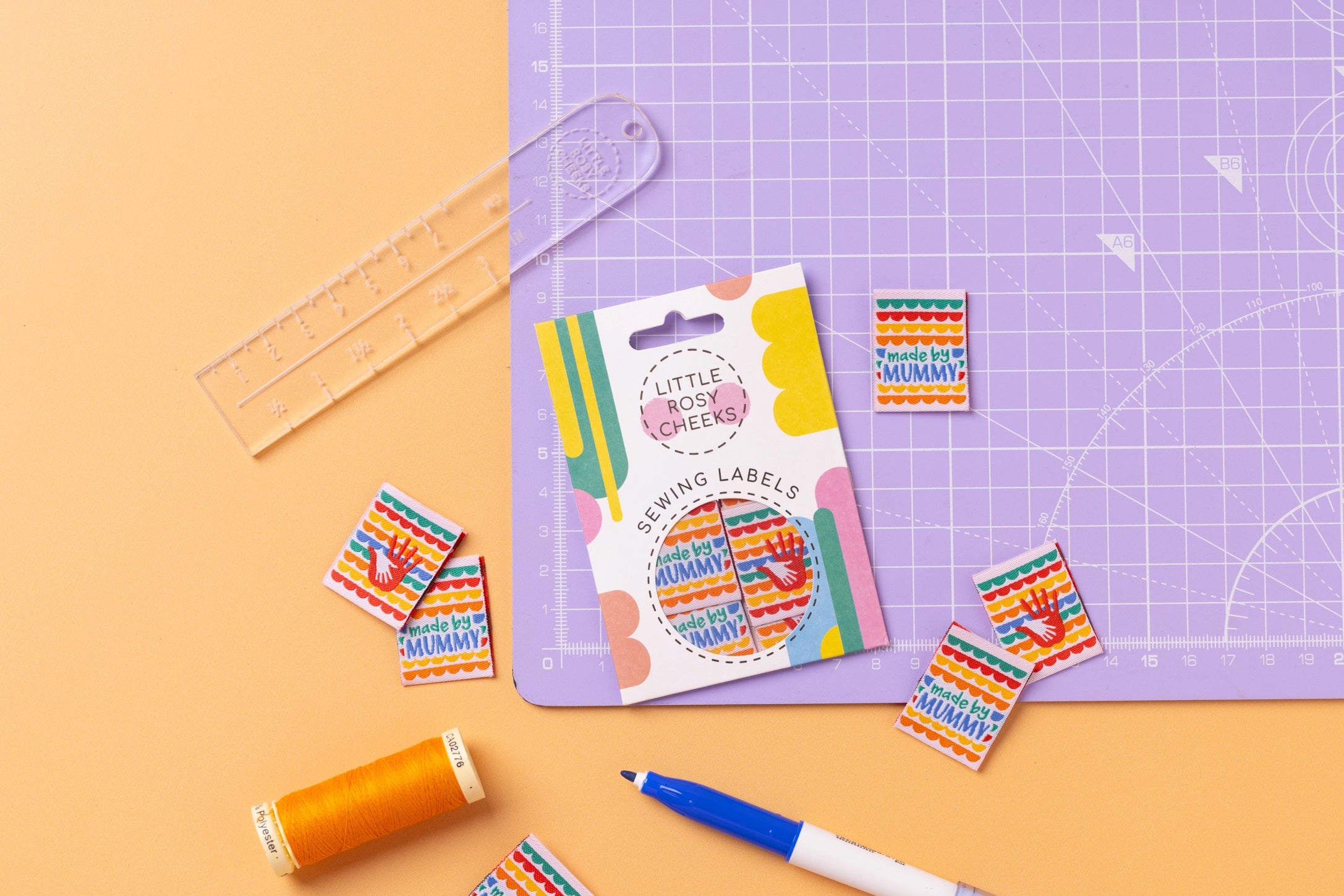 Made By Mummy Woven Labels By Little Rosy Cheeks