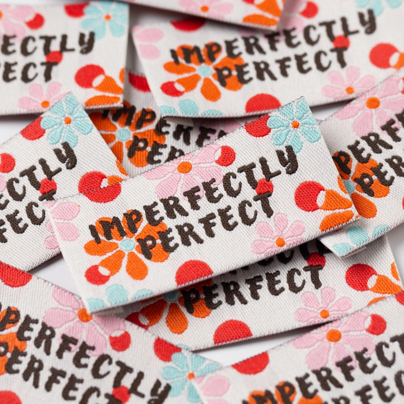 Imperfectly Perfect Woven Labels By Little Rosy Cheeks