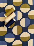 Light & Lush Viscose By Stof Of Denmark - Circles