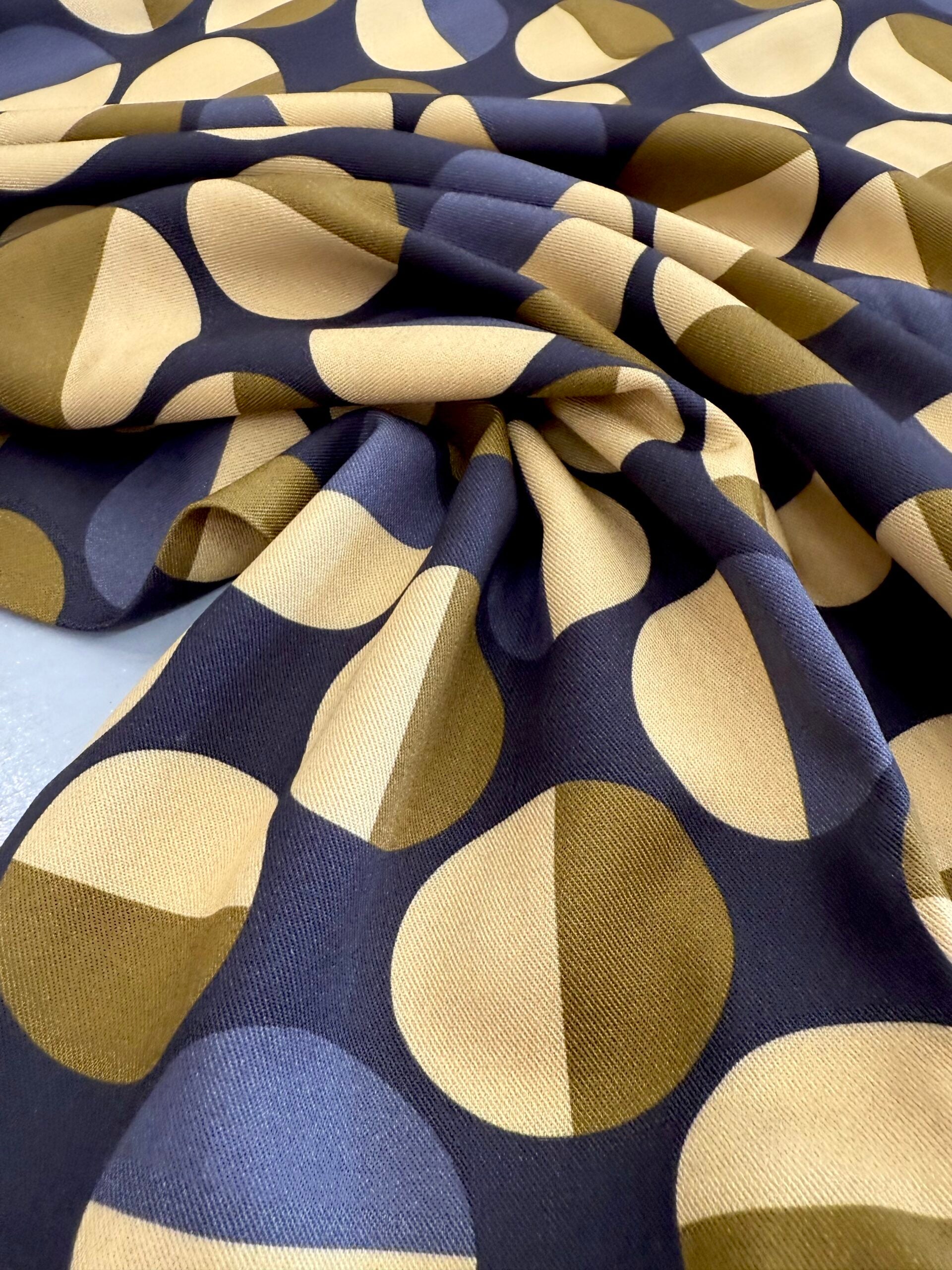 Light & Lush Viscose By Stof Of Denmark - Circles