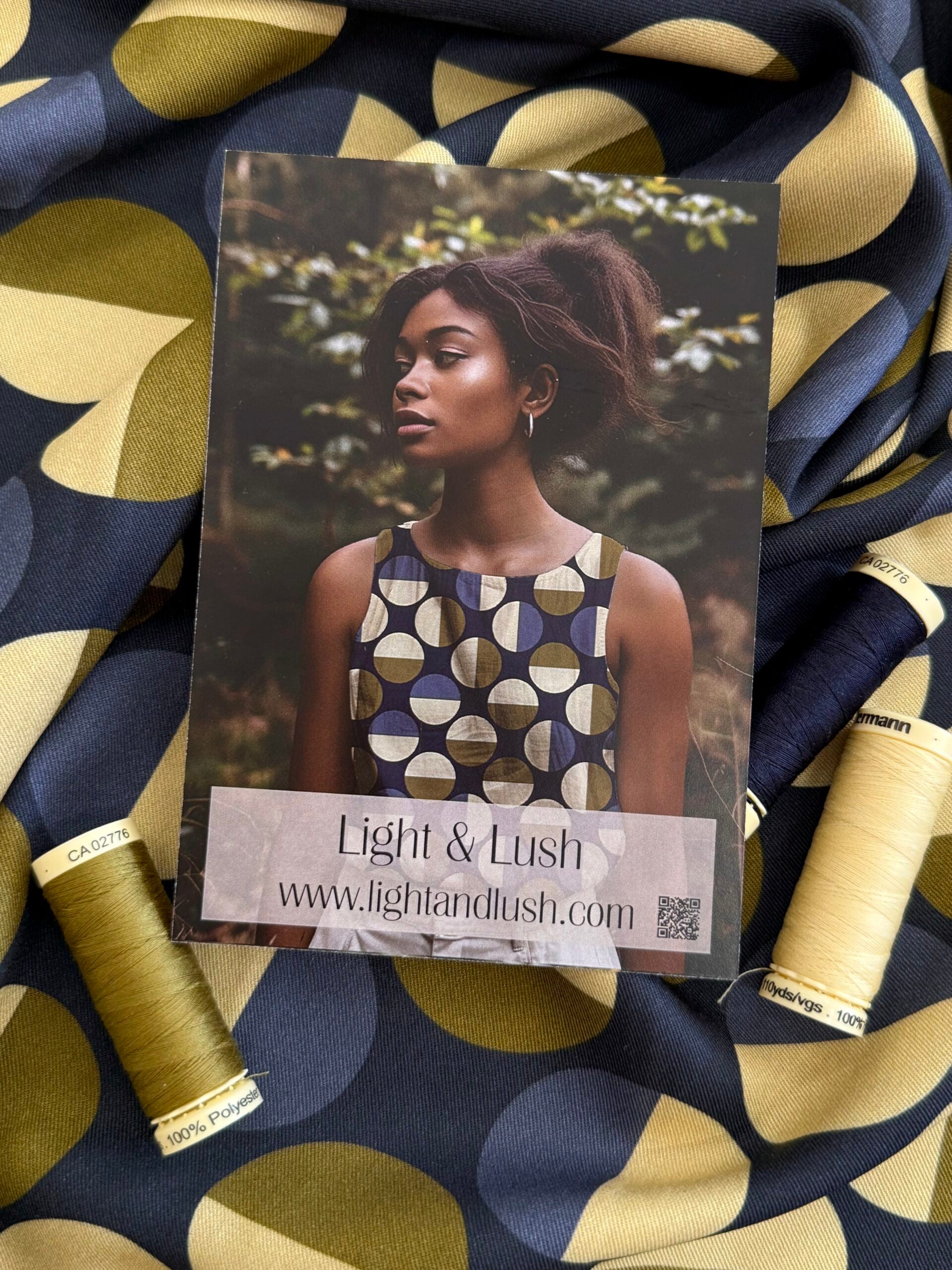 Light & Lush Viscose By Stof Of Denmark - Circles