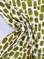 Light & Lush Viscose By Stof Of Denmark - Green Pebble