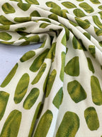 Light & Lush Viscose By Stof Of Denmark - Green Pebble