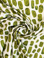 Light & Lush Viscose By Stof Of Denmark - Green Pebble