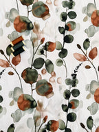 Light & Lush Viscose By Stof Of Denmark - Watercolour Silhouette 70cm Remnant