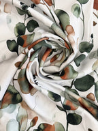 Light & Lush Viscose By Stof Of Denmark - Watercolour Silhouette 70cm Remnant