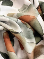 Light & Lush Viscose By Stof Of Denmark - Watercolour Silhouette 70cm Remnant