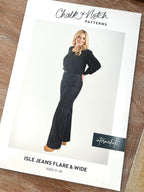 Isle Jeans Flare And Wide By Chalk & Notch