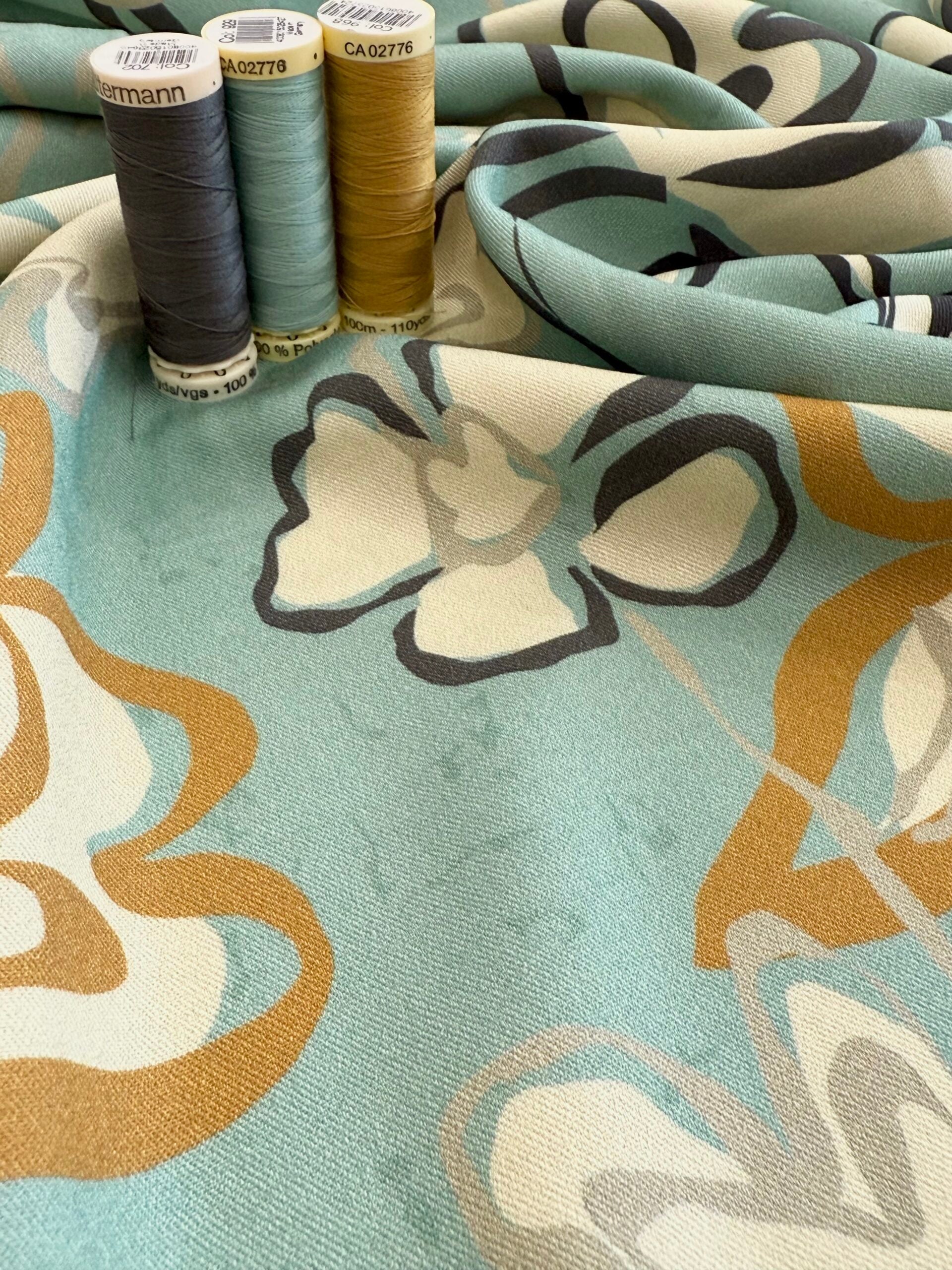 Light & Lush Viscose By Stof Of Denmark - Aria 44cm Remnant