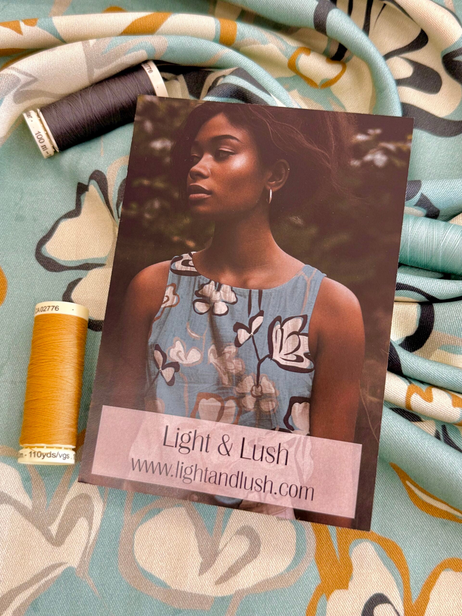 Light & Lush Viscose By Stof Of Denmark - Aria 44cm Remnant