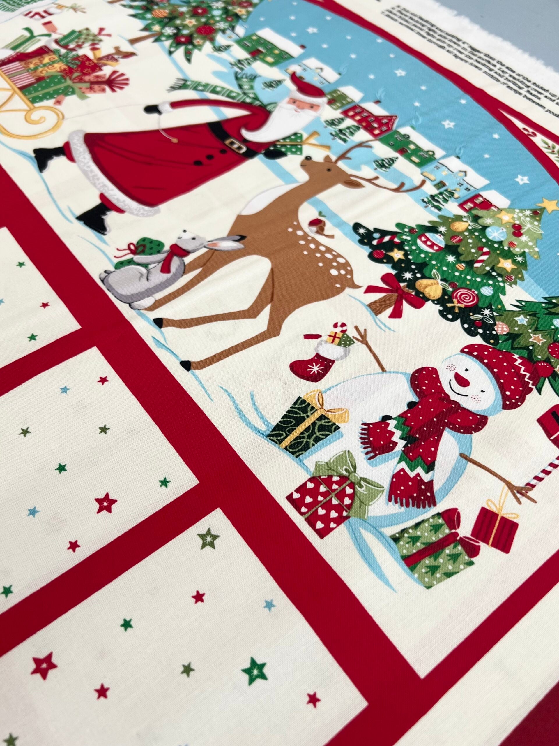 Makower Christmas Wishes Advent Calendar Panel