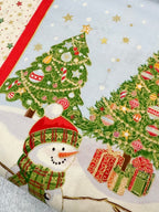 Jolly Saint Nick - Stocking And Gift Tag Panel 129 By Makower UK